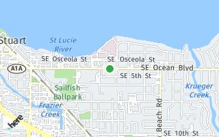 Map of 630 SE Ocean Blvd A4, Stuart, FL 34994, USA