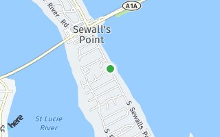 Map of 36 S Sewalls Point Rd., Stuart, FL 34996, USA