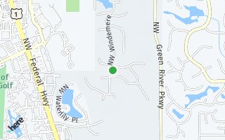 Map of 2351 NW Windemere DR, Jensen Beach, FL 34957, USA