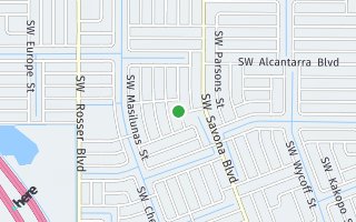 Map of 3644  SW Carmody Street, Port Saint Lucie, FL 34953, USA