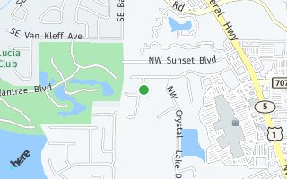 Map of 3255  NW Stoney Creek Avenue, Jensen Beach, FL 34957, USA