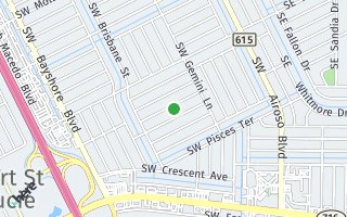Map of 238 SW Chandler Terrace, Port Saint Lcuie, FL 34983, USA