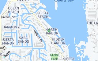 Map of 622 Tropical Circle, Sarasota, FL 34242, USA
