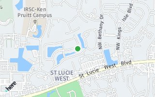 Map of 1272 NW Bentley Circle A, Saint Lucie West, FL 34986, USA