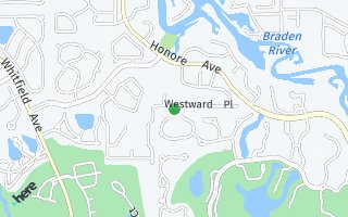 Map of 6406 Westward Place, University Park, FL 34201, USA