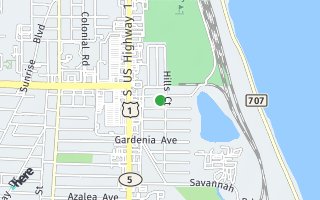 Map of 207 Indian Hills Drive,, Fort Pierce, FL 34982, USA