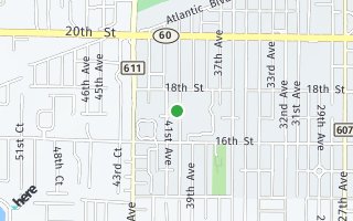 Map of 1715 40th Avenue, Vero Beach, FL 32960, USA