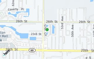 Map of 2570 57th Circle, Vero Beach, FL 32966, USA