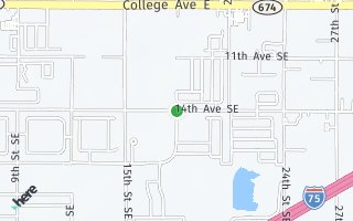 Map of US HWY 41 AT 14TH AVE SE, RUSKIN, FL 33570, USA