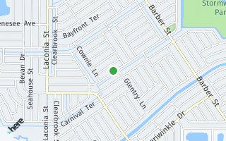Map of 641 Rolling Hill Drive, Sebastian, FL 32958, USA