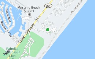 Map of 800 Beach Access Road 1-A unit 601, Port Aransas, TX 78373, USA