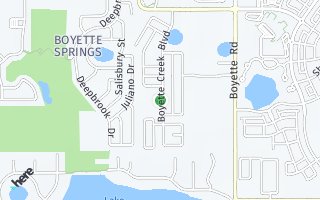 Map of 10505 Boyette Creek Blvd, Riverview, FL 33569, USA