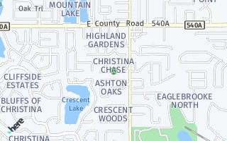 Map of 904 Christina Chase Ln, Lakeland, FL 33813, USA