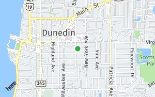 Map of 707 Wood Street, Dunedin, FL 34698, USA