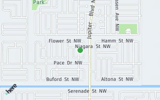 Map of 881 Brookson Ave., Palm Bay, AL 32907, USA