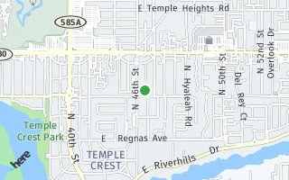Map of 4608 E Mango Ter, Tampa, FL 33617, USA