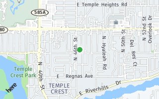 Map of 4606 E Mango Ter, Tampa, FL 33617, USA