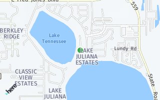 Map of 4283 Juliana Lake Drive, Auburndale, FL 33823, USA