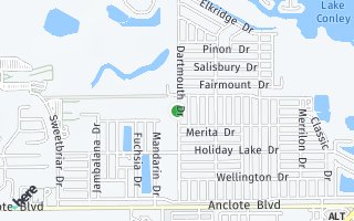 Map of 1421 Dartmouth Dr, Holiday, FL 34691, USA