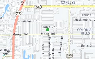 Map of 5109 Reseda Drive, New Port Richey, FL 34652, USA