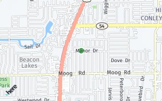 Map of 4721 Manor Dr, New Port Richey, FL 34652, USA