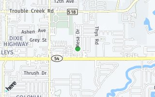 Map of 4103 Mesa Dr, New Port Richey, FL 34653, USA