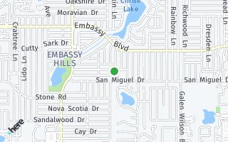 Map of 7504 San Moritz Drive, Port Richey, FL 34668, USA