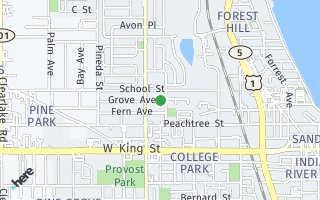Map of 920 Grove Ave, Cocoa, FL 32922, USA