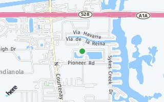 Map of 2450 Raintree Lake Cir, Merritt Island, FL 32953, USA