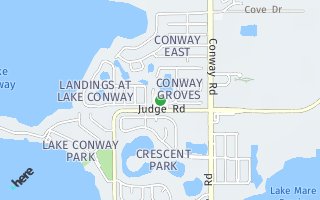 Map of 6614 Franconia Dr, Belle Isle, FL 32812, USA