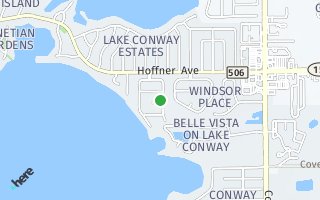 Map of 3343 Hollyhock Ct, Belle Isle, FL 32812, USA