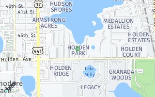 Map of 824 Springwood Dr., Orlando, FL 32839, USA