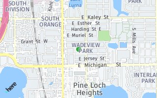Map of 218 Page St, Orlando, FL 32806, USA