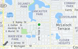 Map of 1917 S Mills Ave, Orlando, FL 32806, USA