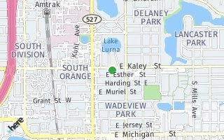 Map of 308 E Kaley St, Orlando, FL 32806, USA