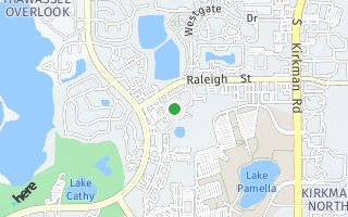 Map of 6356 RALEIGH ST 1511, ORLANDO, FL 32835, USA