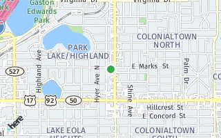Map of 1112 mark, orlando, FL 32803, USA