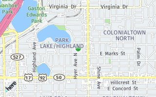 Map of 925 N Hyer Ave, Orlando, FL 32803, USA