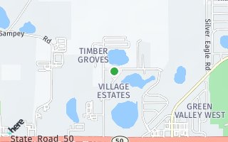 Map of 553 Ed Douglas Rd, Groveland, FL 34736, USA