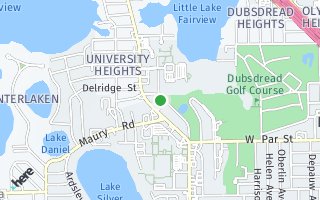 Map of 3476 Fairway Lane, Orlando, FL 32804, USA