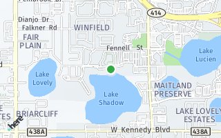 Map of 1460 LAKE SHADOW DR 7-202, MAITLAND, FL 32751, USA