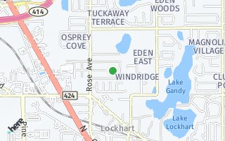Map of 5337 Blue Grass, Orlando, FL 32810, USA