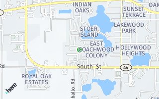 Map of 731 Coachwood East, Leesburg, FL 34748, USA