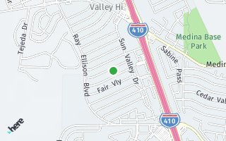 Map of 130 Pleasant Valley, San Antonio, TX 78227, USA