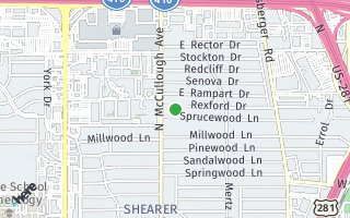 Map of 314 Rexford, San Antonio, TX 78216, USA
