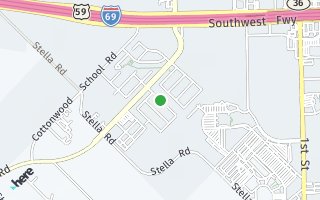 Map of 931 Canyon Hill Lane, Rosenberg, TX 77471, USA