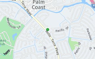 Map of 1 Putter Drive, Palm Coast, FL 32164, USA