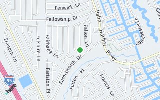 Map of 34 Fallwood Lane, Palm Coast, FL 32137, USA