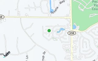 Map of 2623 Falling Forrest Court, Richmond, TX 77406, USA