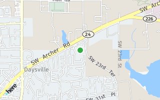 Map of 2601 SW Archer Road G125, Gainesville, FL 32608, USA
